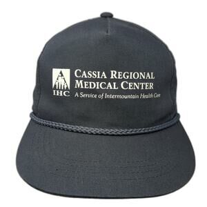 Wear Guard 5 Panel Gray One Size Rope Snapback Cassia Regional Medical IHC Hat